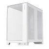 Cod. 372 Case GAMEMAX Infinity Pro WH / ATX / USB 3.0/USB-C / Dise&ntilde;o Vista Panor&aacute;mica 3 lados vidrios templados / admite: refri. l&iacute;quida 360&deg; &amp; VGA 400mm / Incluye 5*fans ARGB 120mm (2*Post., 3*Infe.) + Controlador RGB AURA Sync - 3