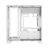 Cod. 372 Case GAMEMAX Infinity Pro WH / ATX / USB 3.0/USB-C / Dise&ntilde;o Vista Panor&aacute;mica 3 lados vidrios templados / admite: refri. l&iacute;quida 360&deg; &amp; VGA 400mm / Incluye 5*fans ARGB 120mm (2*Post., 3*Infe.) + Controlador RGB AURA Sync - 10