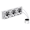 Cod.172 Sistema de Enfriamiento Líquido GAMEMAX ICEBURG 360 Infinity WH / FAN 3*120MM PWM / Sincronización ARGB AURA Sync / Conector 5V, 3 pines / 12V 4 pines / Compatible Intel LGA 1700 / AMD AM5 / ARGB - 4