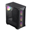 Cod. 399 Case GAMEMAX Brufen COC / E-ATX / Panel frontal Mesh corte en diamante / vidrio templado con bisagra lateral / 2*USB3.0, USB-C, USB2.0 / Incluye 5*Fans (1*Fan Turbo 14CM COC P/MB + 4 Fans 12CM ARGB + Controlador V5.0 PWM+ARGB hub + Control remoto - 3