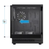 Cod. 349 Case GAMEMAX Vista COC AB / ATX / USB-C, USB3.0, USB2.0 / panorámica de 262° vidrio templado / Arquitectura de refrigeración y overclocking COC 1*Turbo Fan P/MB / Incluye 5*Fans 120mm ARGB - 9