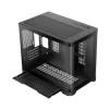 Cod. 346 Case GAMEMAX HYPE-M BK / M-ATX&nbsp;/ 1*USB3.0, 2*USB2.0 / vidrio templado curvo panor&aacute;mico /&nbsp;admite tarjetas NVIDIA Serie 4000 &amp; refri. l&iacute;quida 360&deg; / Incluye 3*Fans 120mm&nbsp;ARGB + Controlador PWM ARGB HUB - 12