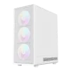 Cod. G:395 Case GAMEMAX Storm 2 MW / M-ATX / USB-C, USB3.0 / lat. vidrio templado, Diseño Frontal panel Mesh ABS / Bloqueo interruptor de niños / admite VGA 330mm / Incluye 4*Fans ARGB 120mm - 5