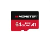 Cod. 315 Micro SD MONSTER 64GB / 180MB/s, 130MB/s Clase 10 U3 A1 Video 4K - 1