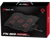 Cod. B:166 Base de Enfriamiento P/Laptop XTRIKE ME FN-813 / hasta 15.6" / 5 Ventiladores (60mm) / Led rojos / 2 Puertos USB / 5 niveles ajustables / Soporte extra para celular - 6
