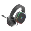 Cod. X:106 Headphone Gaming XTRIKE ME GH-606 metallic Stereo / LED RGB / Mic. omnidireccional / 1*jack 3.5mm + adaptador a 2*jack, USB(LuzLED) / Compatible: PS4, PS5, Xbox One, PC, teléfono - 1