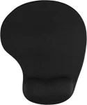 Cod. 029 Mouse Pad INS con Apoyadera de silicon / Black