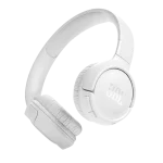 Cod. 121 Audífonos JBL TUNE 520BT Blanco / Bluetooth® 5.3 / Sonido Pure Bass / ecualizador / 57 horas de duración y carga rápida (5 minutos = 3 horas) / Llamadas manos libres con Voice Aware