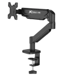 Cod. 1108 Soporte para Monitor de Escritorio Xtrike Me HT-20 BK / 13 a 32", hasta 9.5 Kg / Giro ±90°, rotacion 360° / Ajustable en mesa / vesa 75*75 a 100*100 / Negro