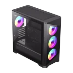 Cod. 243 Case Gaming GAMEMAX Destroyer TGB / lateral y frontal vidrios templados/Controlador fan RGB / 1*USB3.0 + 2*USB2.0 / HD audio / Incluye: 4*ventiladores 12mm. ARGB