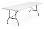 Cod. 032 Mesa Plegable ENV FoldMax white / Dim. 180*70*75cm / Superficie Polietileno y Estructura de Acero