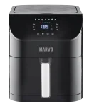 Cod. 1076 Freidora de aire MARVO HAF-128 / 8.0 Litros / 80°C A 200°C / Ban. antiadherente / 1700W / Pantalla LED y controles táctil ( 7 prog. Pre-Instalada) Alarma y Apag. Auto.