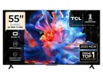 Cod. 117 Smart TV TCL 55" 4K 55P6K HDR 10+ MEMC / Google TV / AiPQ / Dynamic Color / Bisel Metálico / Panel HVA / HDMI 2.1, USB 3.0 / WiFi 5 & BT5.2 / Dolby audio 10W*2 / Google Cast / Control remoto por voz