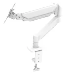 Cod. 1109 Soporte para Monitor de Escritorio Xtrike Me HT-20 WT / 13 a 32", hasta 9.5 Kg / Giro ±90°, rotacion 360° / Ajustable en mesa / vesa 75*75 a 100*100 / Blanco
