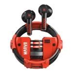 Cod. B:099  Audífonos TWS Wireless MARVO Quaz BE-889 / BT 5.3 / Touch Inteligente / LLamada HD / Anillo de Metal / Modo Dual: juegos/música / Iluminación gradiente tricolor / Base de carga 280mAh