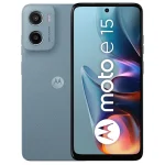 Cod. 286 Motorola E15 / Helio G81 / 2GB Ram, 64GB Alm. / 6.67" HD+ 90Hz / Cam. 32.0MP, Selfie 8MP / Android 14 / 18W, 5200mAh / IP54 / Azul cantera