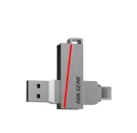 Cod. 227 Flash Memory HIKSEMI DUAL Slim E307C 32GB / USB 3.2 Tipo-A y USB Tipo-C High Speed OTG / MetálicoFlash Memory HIKSEMI DUAL Slim E307C 32GB / USB 3.2 Tipo-A y USB Tipo-C High Speed OTG / Metálico