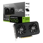 Cod. 212 Tarjeta de Video ASUS Dual NVIDIA® GeForce RTX™ 5050 8GB GDDR6 OC Edition / 3*DisplayPort, 1*HDMI 2.1, / PCI Express® Gen 5 x16