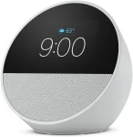 Cod. 230 Amazon Echo Spot Despertador Smart con Alexa / pantalla táctil 2.83" con Reloj personalizable / Parlante 1.73” (sonido vibrante) / Wifi / Bluetooth / Color Blanco Glaciar