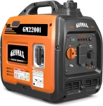Cod. 190 Generador portatil GENMAX GM2200i ultra silencioso / 2200 W / a Gasolina / cumple con la EPA, Salida (AC 120V*2, USB-A*2) Modo Eco hasta 10,5 Hr.