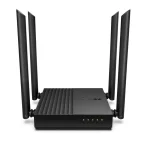 Cod. 105 Router Wireless de Banda Dual TP-LINK AC1200 Archer C64 - MU-MIMO/ 5GHz: Hasta 867Mbps y 2.4GHz: Hasta 400Mbps / 4 puertos LAN GIGABIT / 1 puerto WAN GIGABIT / 4 antenas externas / (tambien sirve como Access Point)