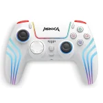 Cod. 073  Control de juegos Monka Contra GT-96 Wireless / BT 5.3 / Batería 1000mAh (10 horas) / vibración dual / Iluminación RGB / Panel táctil / puerto de audio 3,5mm / Compatible: PS4/PS3/Switch/Android/IOS13