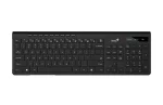 Cod. G:212 Teclado Wireless Genius SlimStar 7230 / 2.4GHz / ergonómico / Multimedia / teclas chocolate / Español / Black