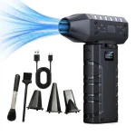 Cod. 1187 Mini Sopladora Recargable 126W / Boquillas intercambiables / Luz-LED / Bat. (3000mAh)