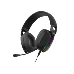 Cod. 123 Headphone MARVO Pulz 70S Black (HG9086 BK) / Sonido envolvente 7.1 / Diadema Telescópica ajusteble / luces RGB Dinámico / Mic. omnidireccional extraíble / Interfaz USB, Cable 2.0 m