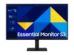 Cod. 122 Monitor Empresarial Esencial SAMSUNG (S30GD) 27.0" FHD 100Hz, IPS / Diseño Super-Slim / HDMI, VGA / Modo juego / Modo protección ocular / Soporte inclinable / compatible VESA