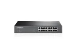 Cod.017 Switch Desktop/Rackmount Gigabit TP-LINK TL-SG1016D/ 16 Puertos RJ45 10/100/1000Mbps/ Sin ventilador