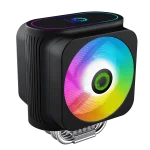 Cod. G:145 Ventilador para CPU GAMEMAX GAMMA 600 / 2 ventiladores RGB PWM 120mm (5V, 3pin)/LED ARGB 6 colores y 10 modos iluminación controlador HUB o SYNC / Base de Aluminio con 6 tubos de cobre niquelado de calor de contacto directo y superdisipación de