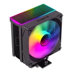 Cod. B:159 Air cooler CPU GAMEMAX Sigma 550 Infinity BK / 5*tubos térmicos / TDP 220W / efecto de luz de espacio infinito / Compatible: Intel Intel LGA1700/115X/1366 y AMD AM5/AM4 / AURA SYNC 3 pines (M/F), PWM 4 pines