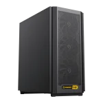 Cod. 370 Case GAMEMAX F46 DARK / ATX / 1*USB-C, 2*USB3.0 / frontal Mesh Optimizado P/Flujo de Aire y marco de acero / admite refri. líquida 360° & VGA 350mm / Módulo I/O intercambiables / Incluye 4*Fans120mm