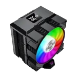 Cod. 160  Air Cooler CPU GAMEMAX Gamma90 Digital BK ARGB / Pantalla digital de temperatura / 4*tubos térmicos  / Compatible: Intel LGA1851/1700/1366/1200/1115X y AMD AM5/AM4 / AURA SYNC, PWM 4 pines