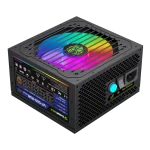 Cod. 140 Fuente de Poder GAMEMAX VP-600-M-RGB BK / Semi-Modular / Certificado 80 Plus Bronze / 600Watts / 12CM Ventilador RGB / ATX P/PC