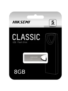 Cod. 259  Flash Memory HIKSEMI Classic M200 8GB / USB 2.0 / Met&aacute;lica