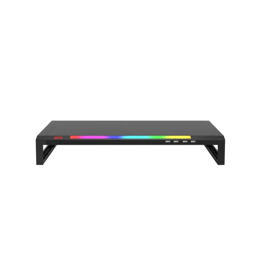 Cod. 977 Base para Monitor MARVO DZ-01 / Iluminación RGB con efectos / 4*Puertos HUB USB 2.0 / cable 1.6 m / Dimensión: 520*198*80 m