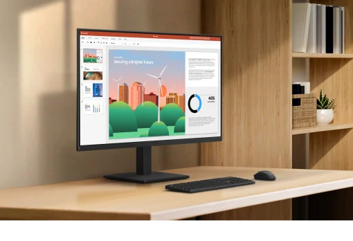 Cod. 122 Monitor Empresarial Esencial SAMSUNG (S30GD) 27.0" FHD 100Hz, IPS / Dise&ntilde;o Super-Slim / HDMI, VGA / Modo juego / Modo protecci&oacute;n ocular / Soporte inclinable / compatible VESA