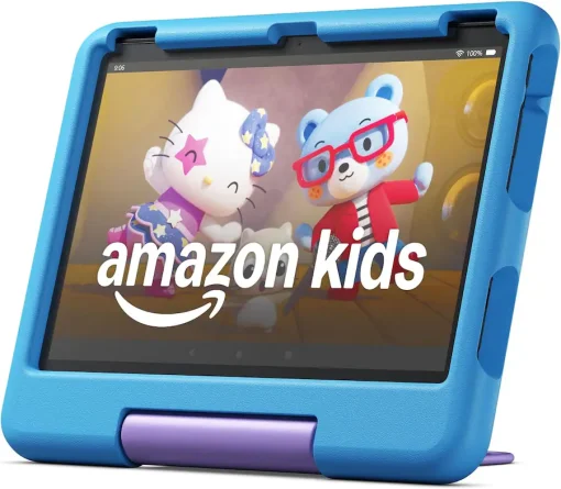 Cod. 142 Tablet Amazon fire HD 10 Kids (3 a 7 a&ntilde;os) / 10.1" Full HD 1080p / RAM 3GB, 32GB Alm. Exp. MicroSD (hasta 1TB) / Libros, videos,&nbsp;Juegos Educativos (1 a&ntilde;o Amazon Kids+ ) / controles parentales / Incl. estuche resistente Azul