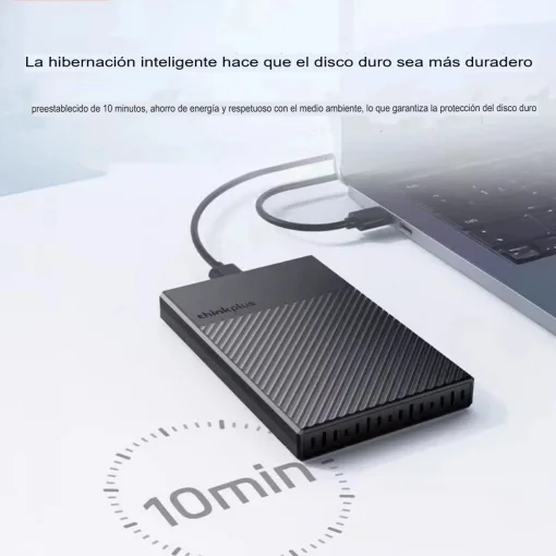 Cod. 043 Capsula Lenovo Thinkplus K01-A P/Disco Duro 2.5" HDD/SSD / Interfaz USB 3.1 / Plug and Play / Black