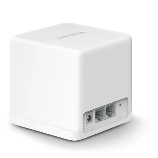 Cod. 100 Sistema Wi-Fi 5 Mesh AC1300 MERCUSYS Halo H30G (3-Pack) / 1,3 Gbps / T&eacute;c.MU-MIMO &amp; Beamforming / P. Gigabit x2 / Control y confi. con APP / Conecta hasta 100 dispositivos / cubre hasta 320m&sup2;