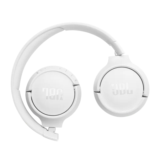 Cod. 121 Audífonos JBL TUNE 520BT Blanco / Bluetooth® 5.3 / Sonido Pure Bass / ecualizador / 57 horas de duración y carga rápida (5 minutos = 3 horas) / Llamadas manos libres con Voice Aware