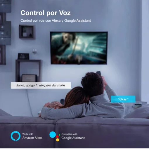 Cod. I:890 Interruptor de pared Smart Dual (WIFI + Bluetooth) DS-121JL / 3 botones táctiles / No requiere Neutro / Control por APP Smart Life o Tuya / compatible con Alexa, Google Home / Dim.: 118*72*5mm / Blanco