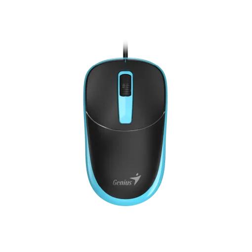 Cod. G:287 Mouse Genius Óptico DX-123 / USB-A / 1200DPI / Negro/azul