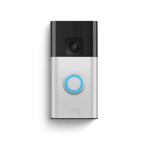 Cod. 393 Videotimbre Ring Battery Doorbell (Wi-Fi) / Video HD 1440p de pies a cabeza y visi&oacute;n nocturna a color / Audio bidireccional / Alertas y Detecci&oacute;n de personas/paquetes /&nbsp;respuestas r&aacute;pidas /&nbsp;Bat. integrada / Compatible con Alexa