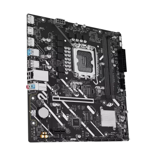 Cod. 149 Mainboard ASUS PRIME H810M-E / mATX / Intel&reg;&nbsp;Core&trade; Ultra (Series 2), LGA1851 / 2*DDR5 / 2*M.2&nbsp;PCIe 4.0, 4*Sata 6Gb/s / 1*HDMI&trade;, 2*DisplayPort / 2*USB-A 5 Gbps, 4*USB-A 2.0 / PCIe&nbsp;4.0 x16 / 1Gb Ethernet / Aura Sync RGB Gen 2