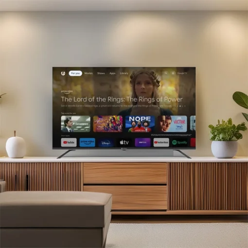 Cod. 136 Smart TV Motorola 86" QLED 4K Ultra HD 86TMKQLED / Google TV / HDR / Wi-FI 5 &amp; Bluetooth / Dolby Audio / Control remoto por voz