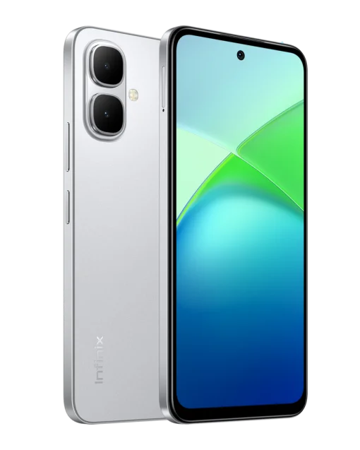 Cod. 293 Infinix SMART 10 4.5G / 6.67&quot; HD+ 120Hz / Ram 4GB (8GB exten.) / 128GB Alm. / Android 15 / Cam. 8MP + 8MP Frontal / Bat. 5000mAh / IP64 / Titanium Silver