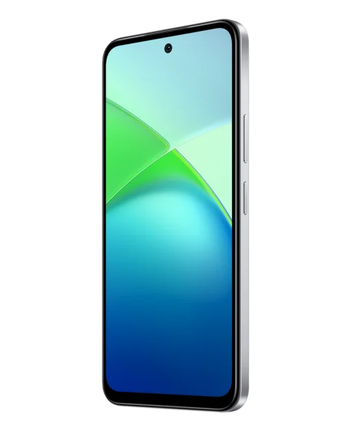 Cod. 293 Infinix SMART 10 4.5G / 6.67&quot; HD+ 120Hz / Ram 4GB (8GB exten.) / 128GB Alm. / Android 15 / Cam. 8MP + 8MP Frontal / Bat. 5000mAh / IP64 / Titanium Silver